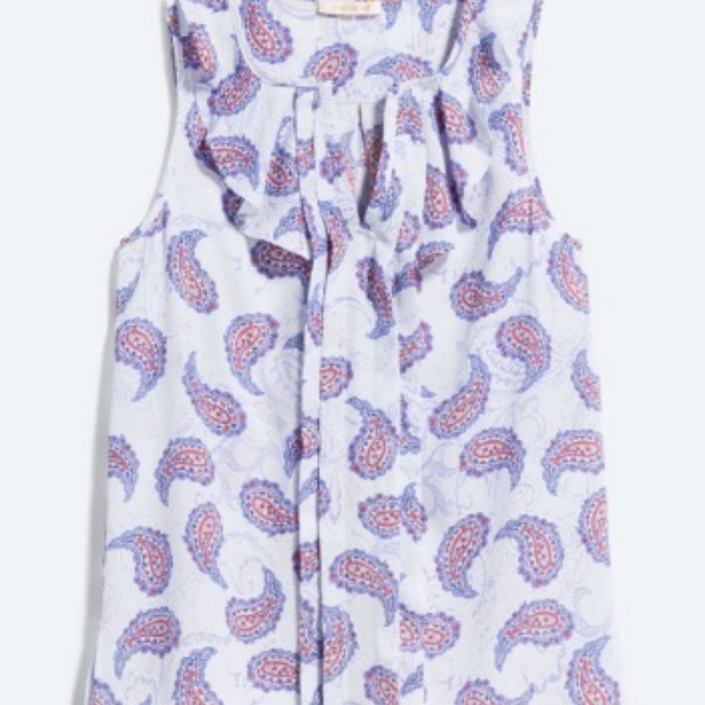 Skies Are Blue Ruffle Bouse